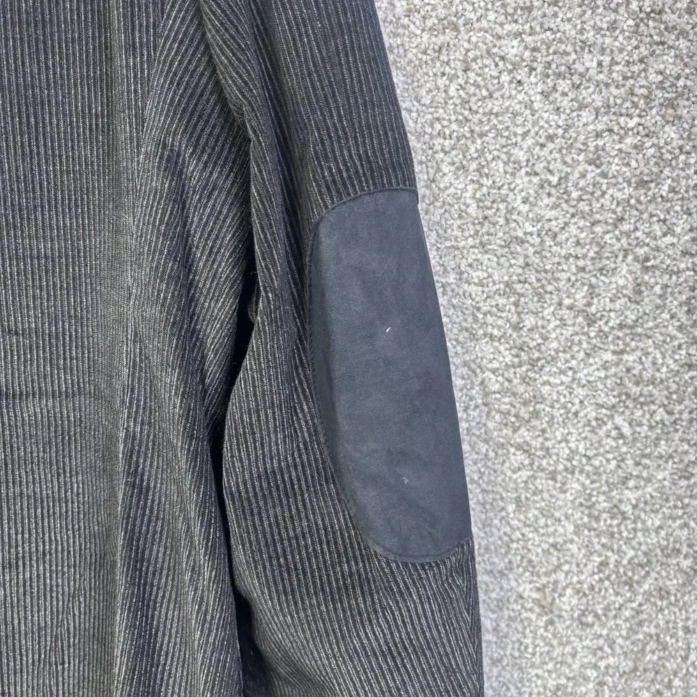John Varvatos U.S.A. Blazer Mens 44R Gray Corduroy Two‎ Button Sport Coat Jacket